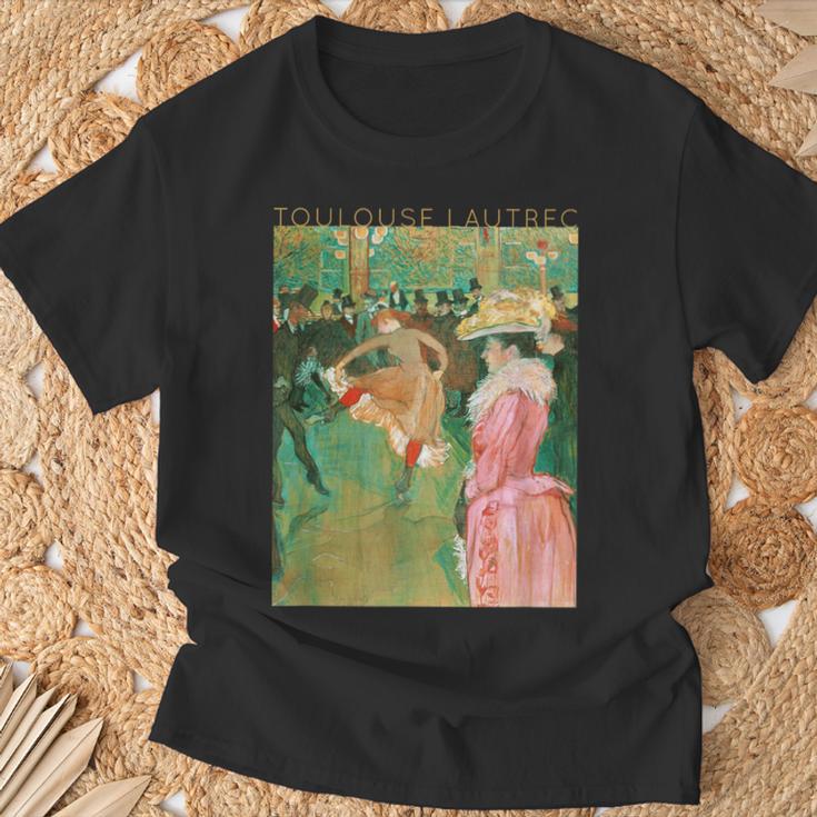 トゥールーズ・ロートレック アーティストのためのダンス Tシャツ 高齢者への贈り物