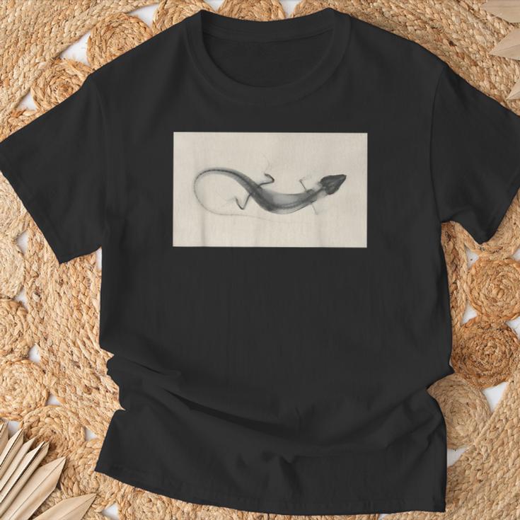 トカゲのレントゲン写真 Tシャツ 高齢者への贈り物