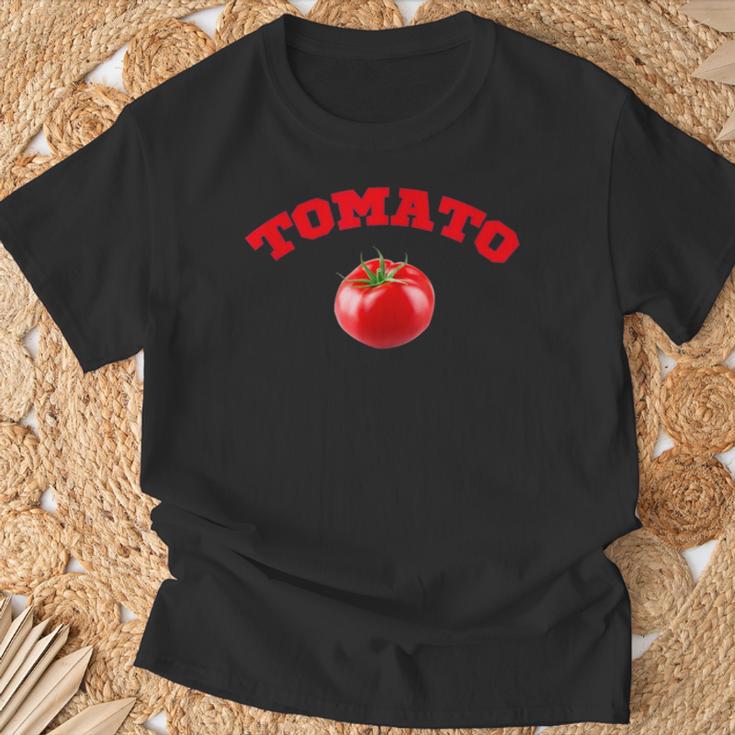 トマトティーVegetable Tシャツ 高齢者への贈り物