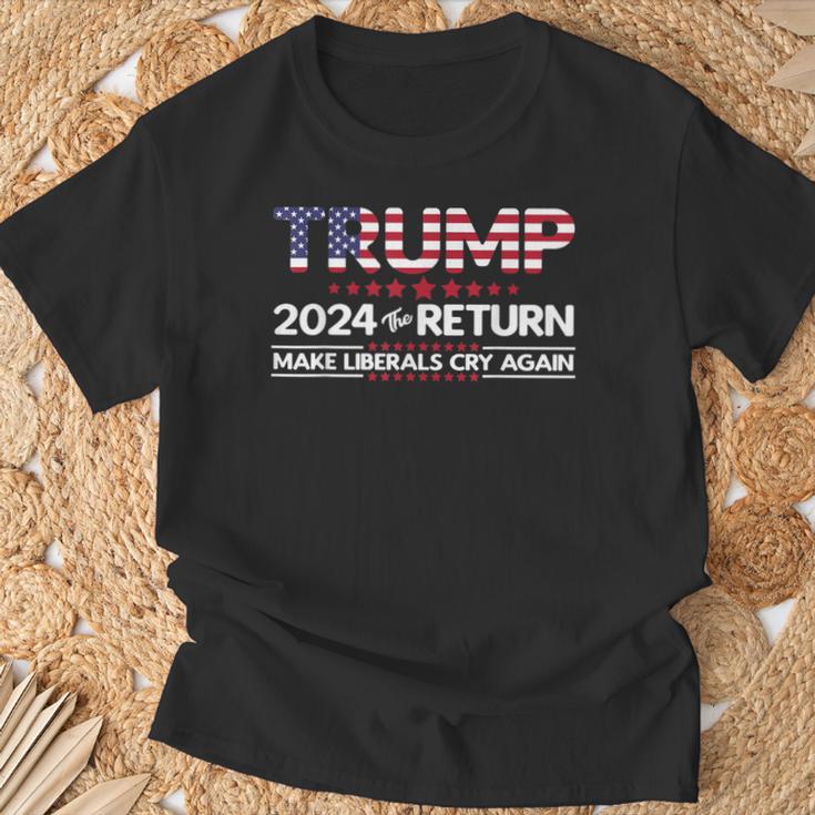 トランプ 2024 ザ・リターン Tシャツ 高齢者への贈り物