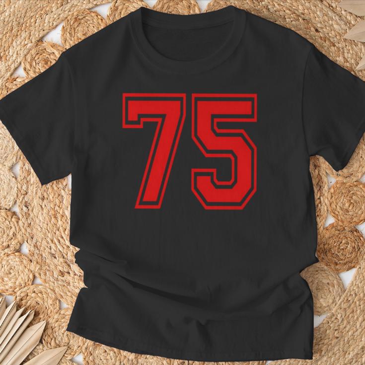 ナンバー75 Redports Teamtyle 長袖tシャツ Tシャツ 高齢者への贈り物
