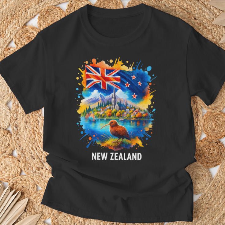 ニュージーランド国旗 旅行 お土産 ニュージーランド人 Nz キウイバード 長袖tシャツ Tシャツ 高齢者への贈り物