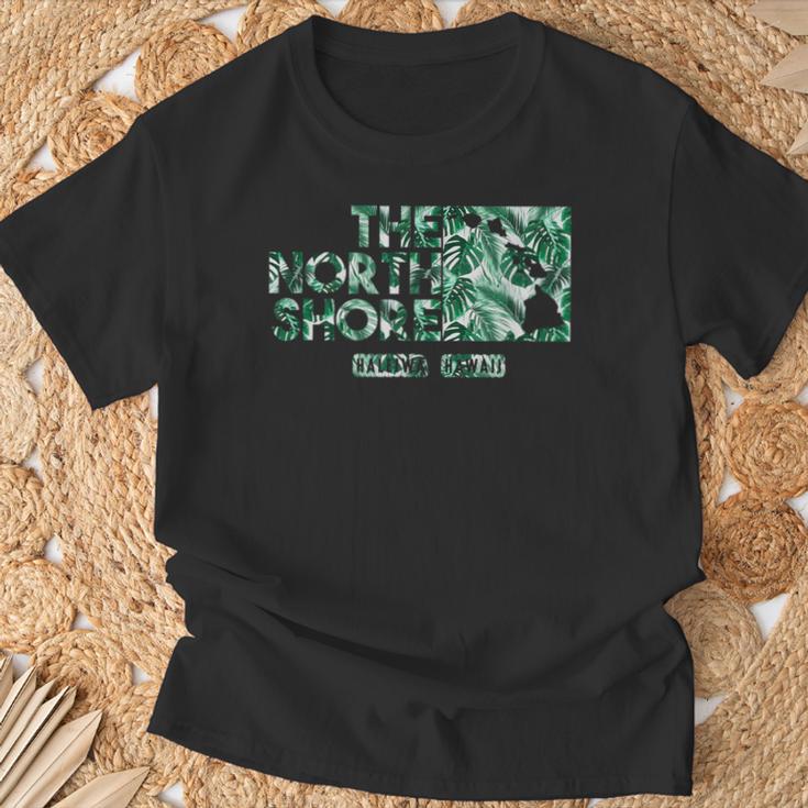 ノースショア ハワイ モンステラリーフ Tシャツ 高齢者への贈り物