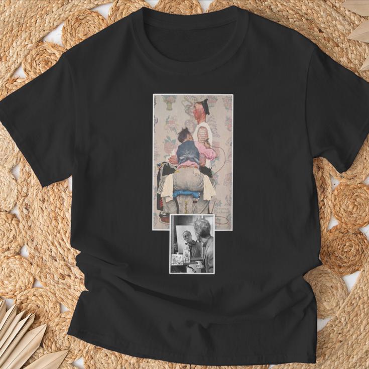 ノーマンロックウェル。 タトゥーアーティスト Tシャツ 高齢者への贈り物