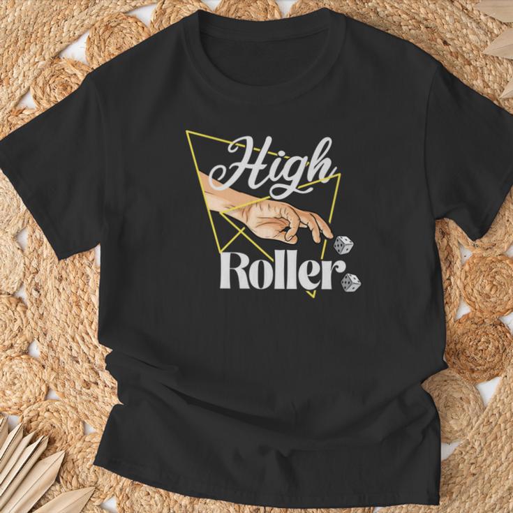 ハイローラー ゲーミングギャンブル カジノ ビッグベット ギャンブラー 長袖tシャツ Tシャツ 高齢者への贈り物