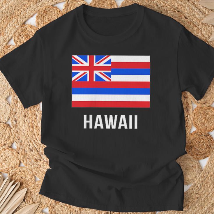ハワイハワイの旗 Tシャツ 高齢者への贈り物