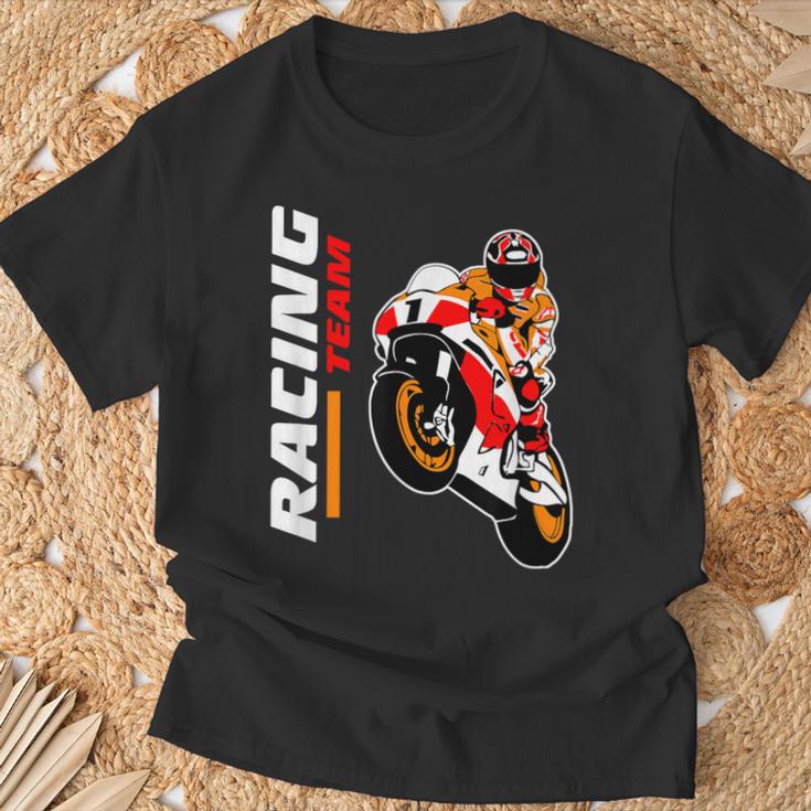 バイクレース Motorcycle Racing Tシャツ 高齢者への贈り物