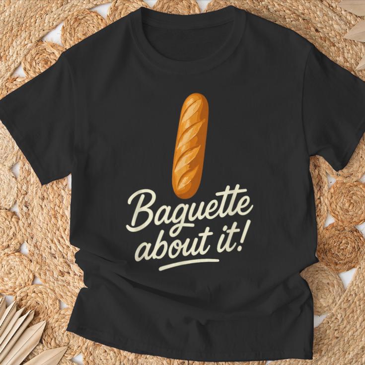 バゲット好き フランス ベーカリー フランスパン Tシャツ 高齢者への贈り物