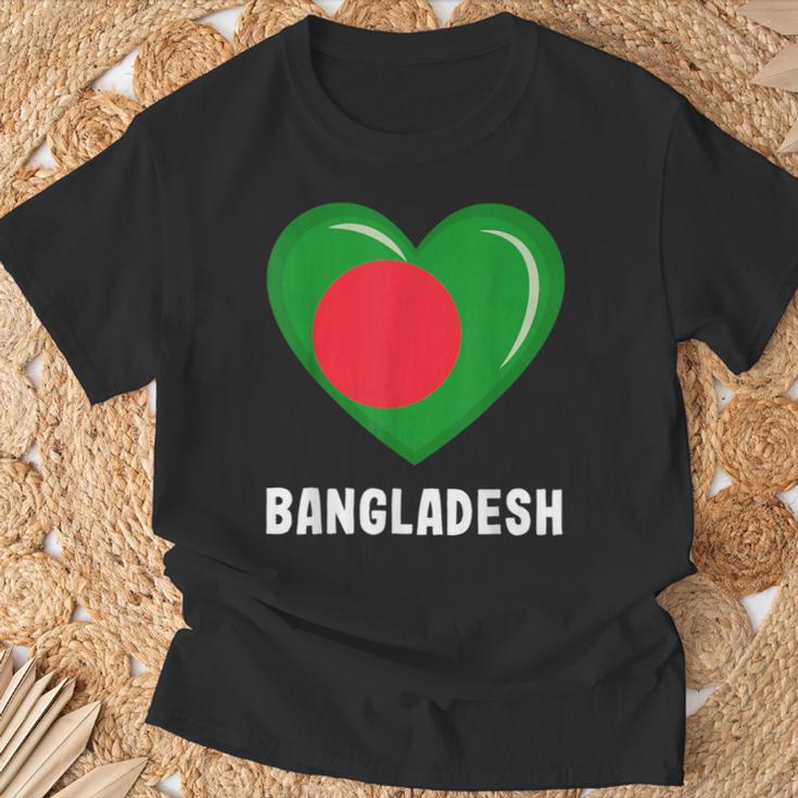 バングラデシュ国旗シャツ Tシャツ 高齢者への贈り物