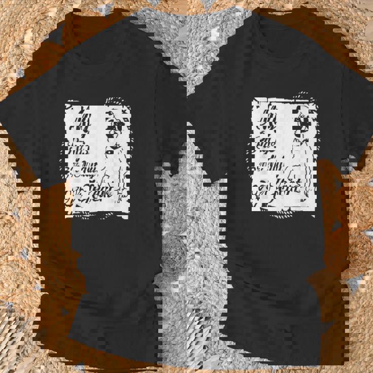 パグ・ドッグ Awesome Dog Tシャツ 高齢者への贈り物