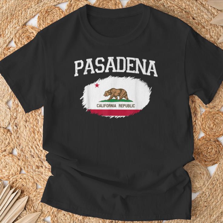 パサデナ カリフォルニア州旗 ビンテージ Usa スポーツ メンズ レディース Tシャツ 高齢者への贈り物