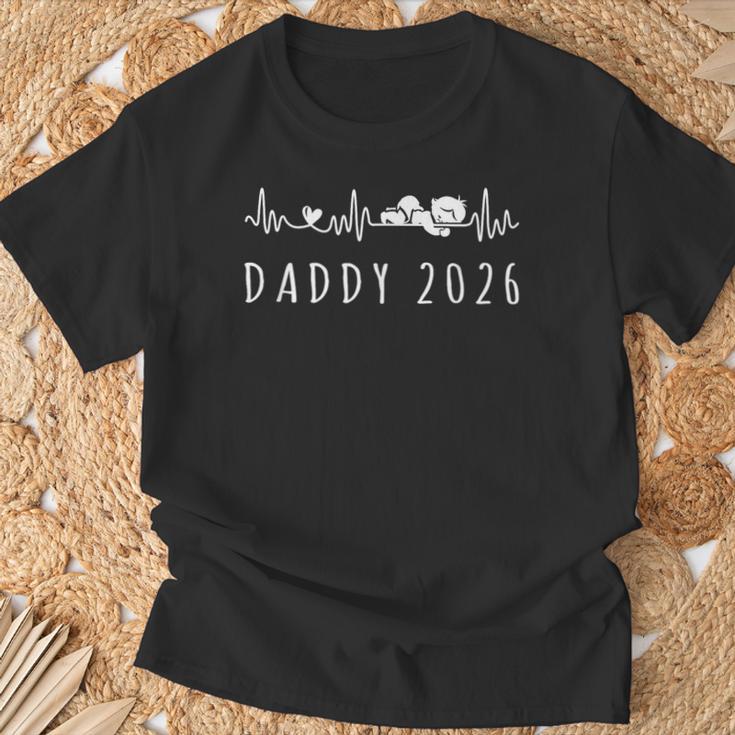 パパ 2026 ハートビート ベビー アナウンス もうすぐパパになる Tシャツ 高齢者への贈り物