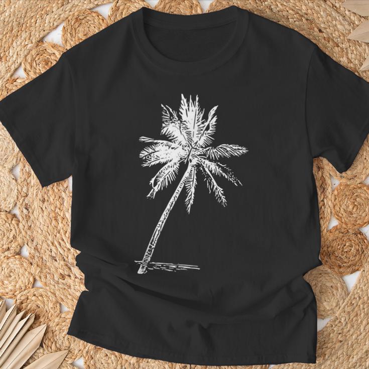 パームビーチウェア サーフィンウェア アロハ レトロ パームツリー Tシャツ 高齢者への贈り物