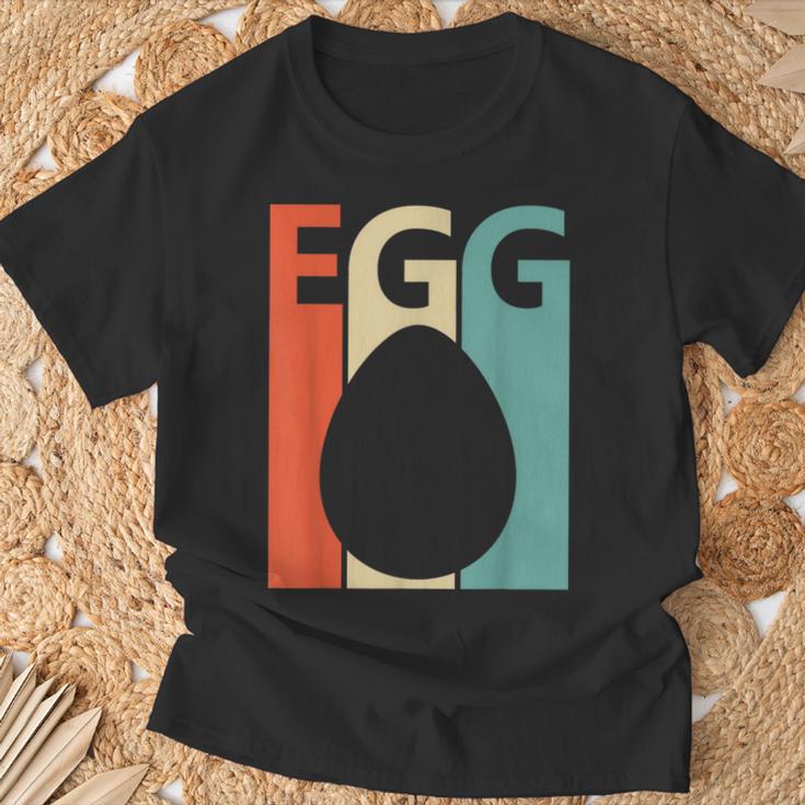 ビンテージ・スタイル 卵 Tシャツ 高齢者への贈り物