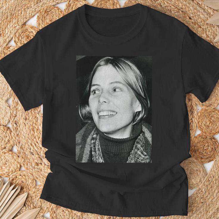 フォーク・シンガー、ジョニ・ミッチェル・クラウズ・エラ 1969 Tシャツ 高齢者への贈り物
