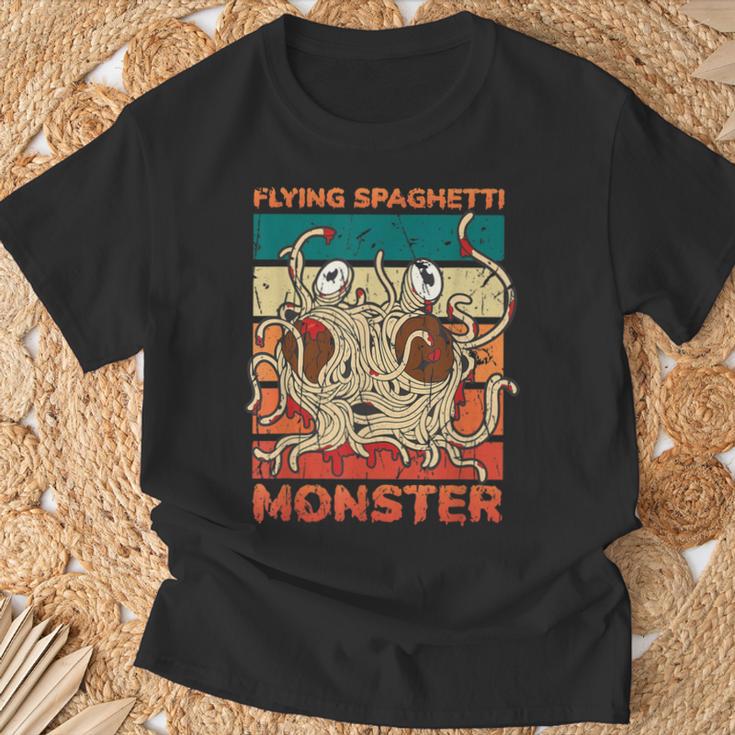 フライングスパゲッティモンスター モンスター Tシャツ 高齢者への贈り物