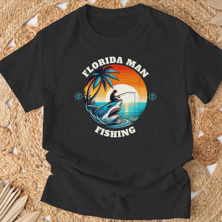 フロリダ・マン・フィッシング Tシャツ 高齢者への贈り物