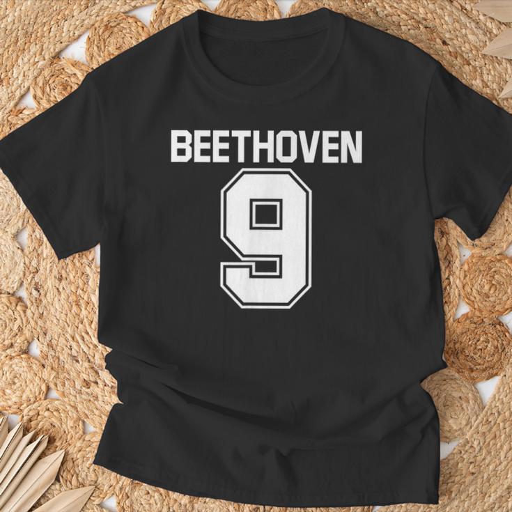 ベートーヴェン 第9番 交響曲 音楽 Tシャツ 高齢者への贈り物