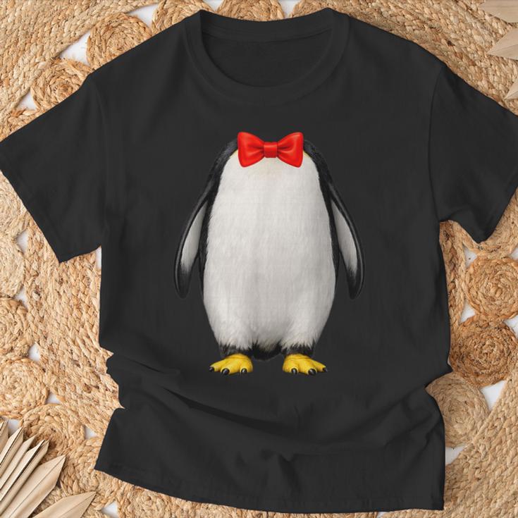 ペンギン コスチューム かわいい 蝶ネクタイ おもしろい 動物 ハロウィン 男性 子供 Tシャツ 高齢者への贈り物