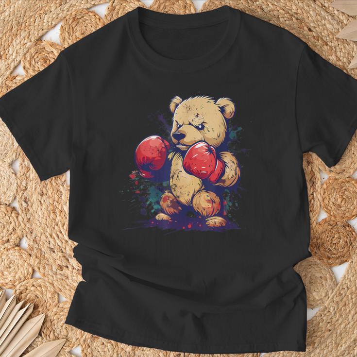 ボクサー 熊 ボクシング グローブ キックボクシング 面白い ボクシング Tシャツ 高齢者への贈り物
