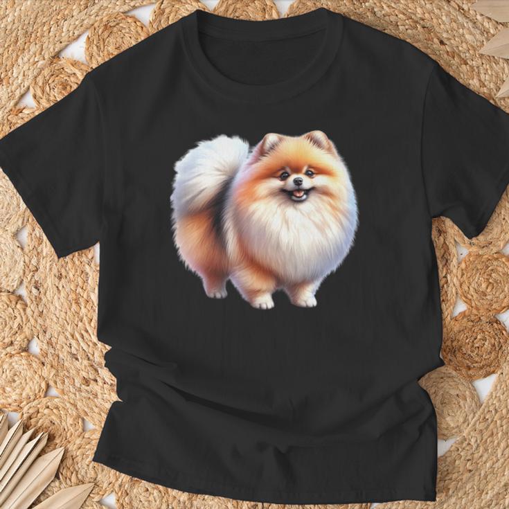 ポメラニアン犬 長袖tシャツ Tシャツ 高齢者への贈り物
