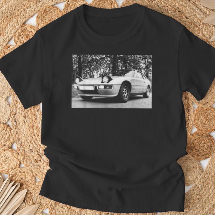 ポルシェ 924 1977 スポーツカー Tシャツ 高齢者への贈り物
