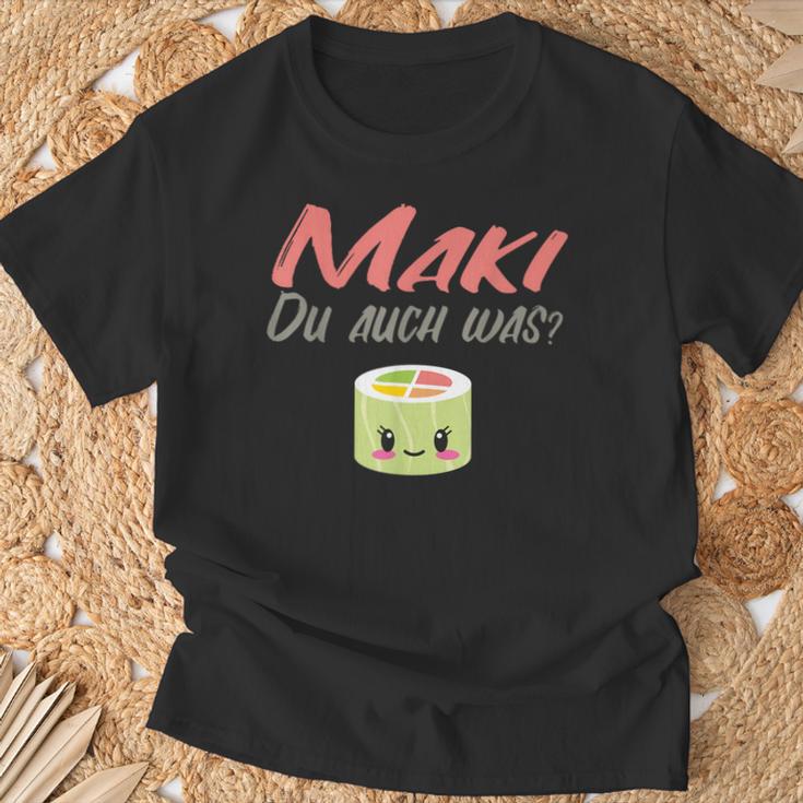 マキ・デュ・オーシュはマキ寿司 巻き寿司 Tシャツ 高齢者への贈り物