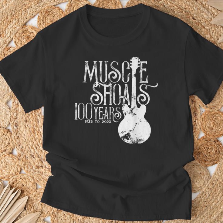 マッスルショールズ、アラバマ州ヴィンテージソウルファン100周年記念 Tシャツ 高齢者への贈り物