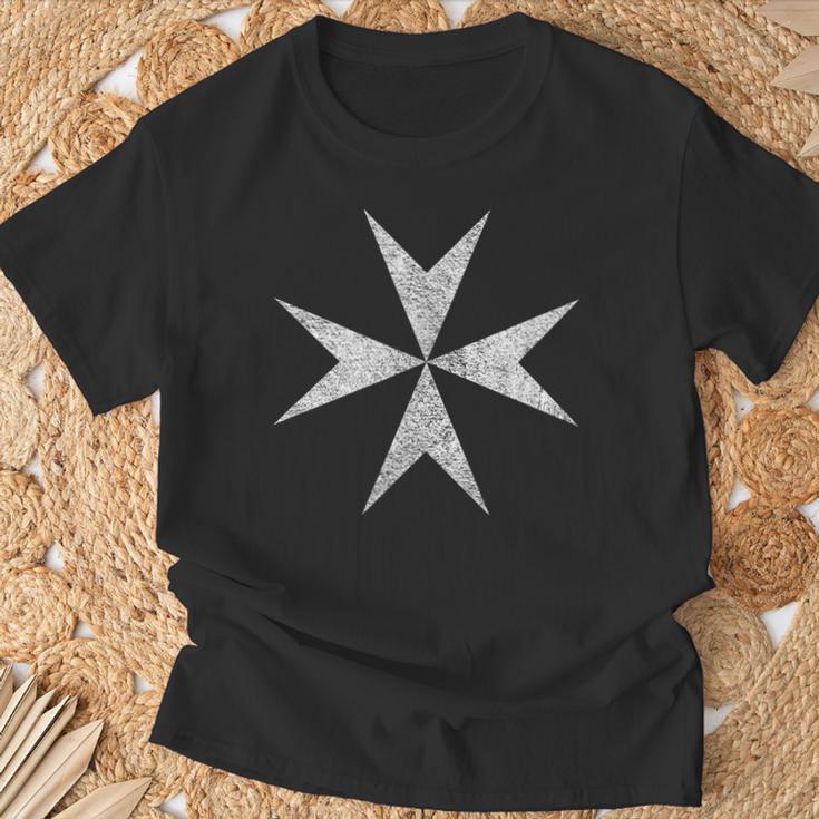 マルタ十字架騎士 病院 マルタ十字軍 Tシャツ 高齢者への贈り物