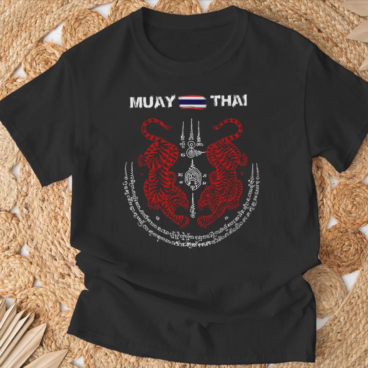 ムエタイ キックボクシング タイ 長袖tシャツ Tシャツ 高齢者への贈り物