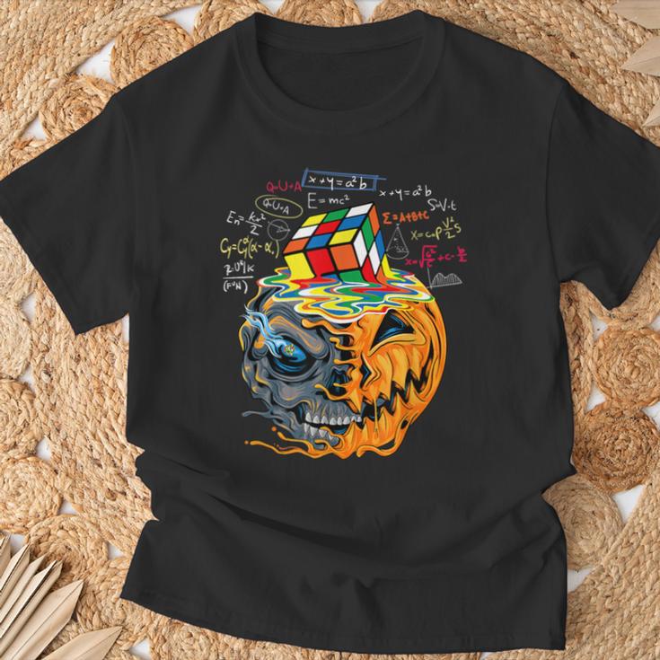 メルティングキューブ 面白い ルービック ルビックス ルービックス プレイヤー キューブ ハロウィン Tシャツ 高齢者への贈り物