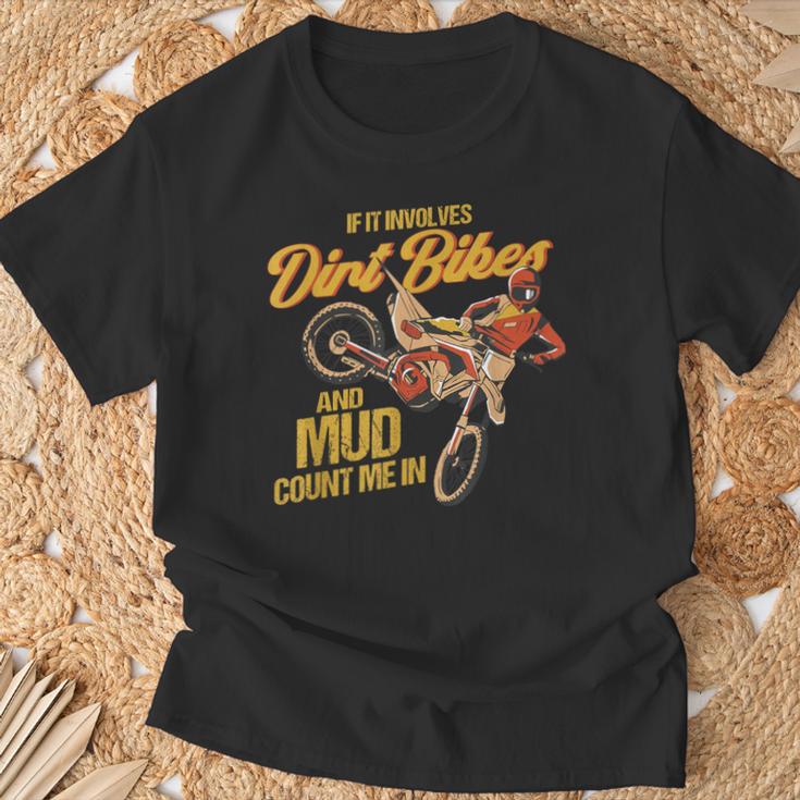 モトクロスバイカー、オートバイ、ダートバイク、スーパーモト。 Tシャツ 高齢者への贈り物