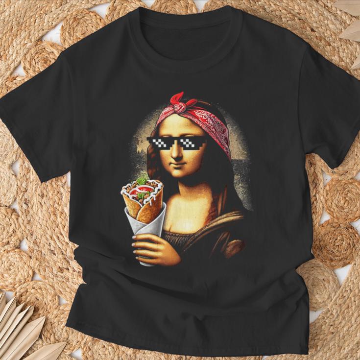 モナリザ ドネルケバブ Tシャツ 高齢者への贈り物