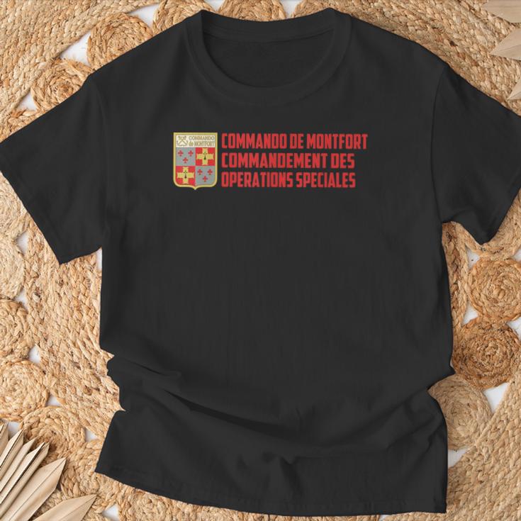 モンフォート コマンドー フランス特殊部隊 ミリタリー Tシャツ 高齢者への贈り物