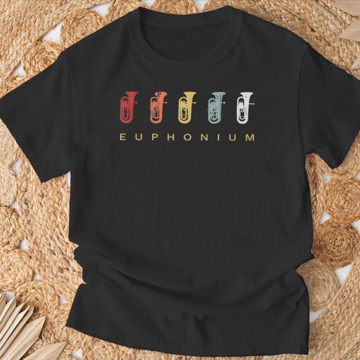 ユーフォニアム Euphonium 金管楽器 レトロ Tシャツ 高齢者への贈り物