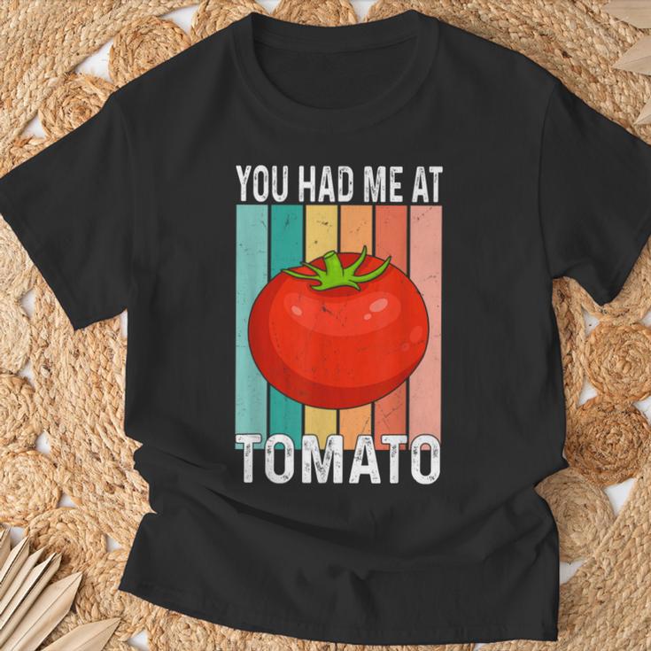 ユー・ハド・ミー・アット・トマト Tシャツ 高齢者への贈り物