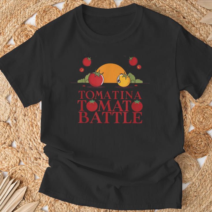 ラ・トマティーナ トマトバトルフェスティバル Tシャツ 高齢者への贈り物