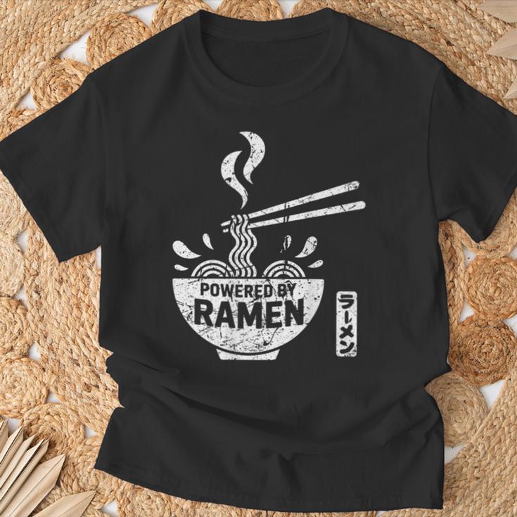 ラーメン 日本麺好き 食文化デザイン Tシャツ 高齢者への贈り物