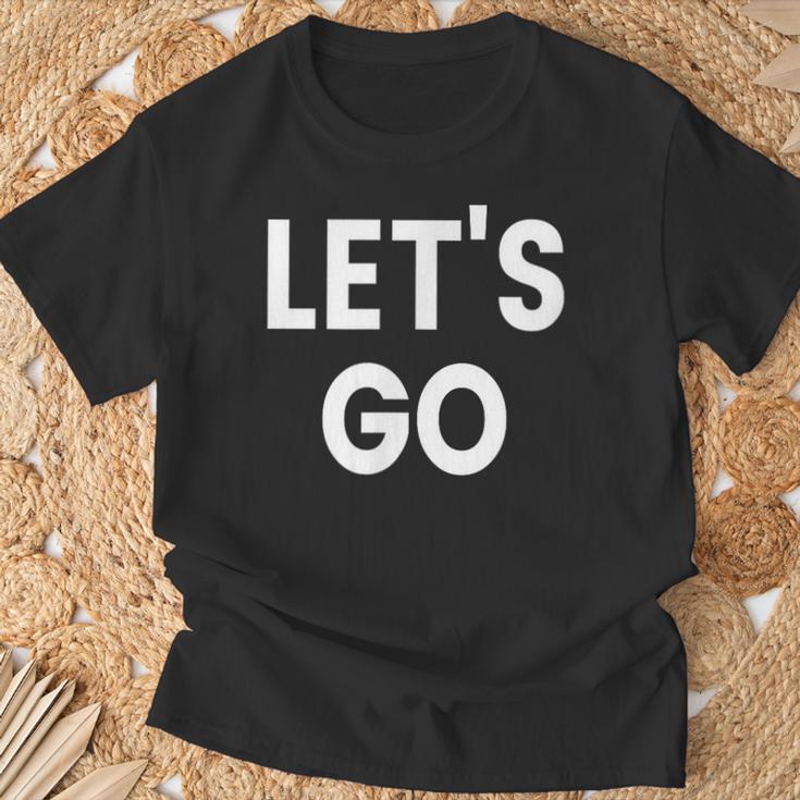 レッツ・ゴー Tシャツ 高齢者への贈り物