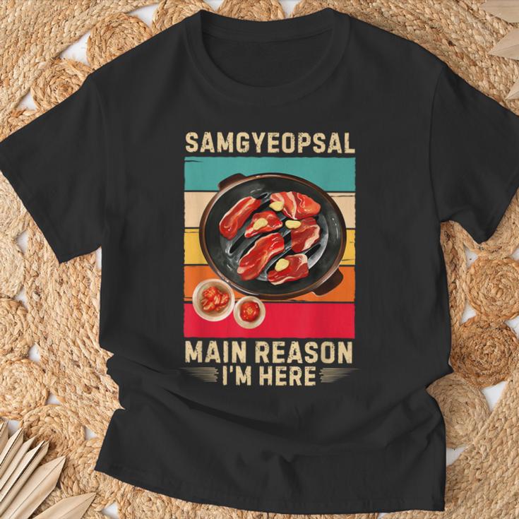 レトロ サムギョプサル 主な理由 僕がここにいる サムギョプサル恋人 Tシャツ 高齢者への贈り物