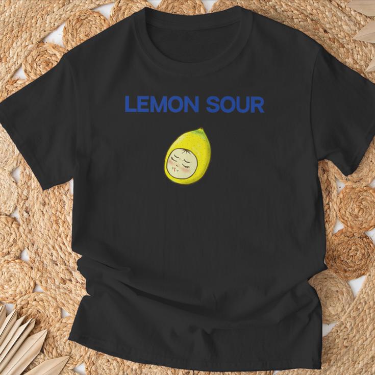 レモンサワーの可愛いおもしろtシャツ Tシャツ 高齢者への贈り物
