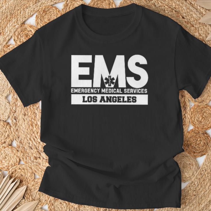 ロサンゼルス カリフォルニア Ems 救急救命士 Emt ユニフォーム Tシャツ 高齢者への贈り物