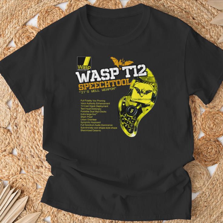 ワスプ T12 スピーチツール-イッツウェルウェポン Tシャツ 高齢者への贈り物