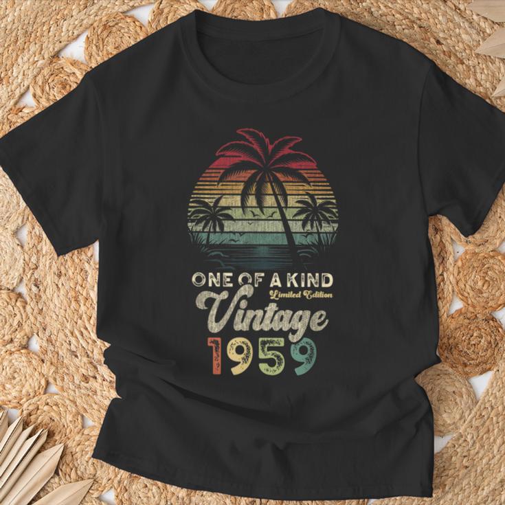 ヴィンテージ 1959年 誕生日 67歳 ヤシの木 レトロ Tシャツ 高齢者への贈り物