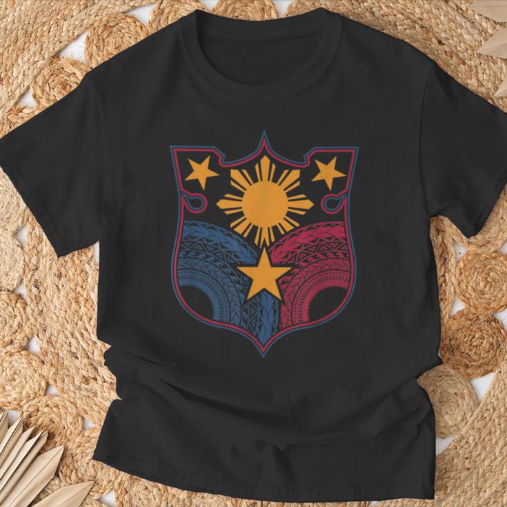 ヴィンテージ フィリピン ヘリテージ ピノイ トライバル シール Tシャツ 高齢者への贈り物