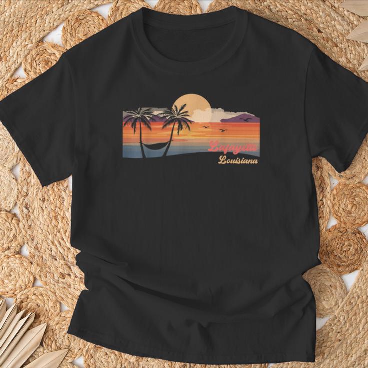 ヴィンテージ ラファイエット ルイジアナビーチ Tシャツ 高齢者への贈り物