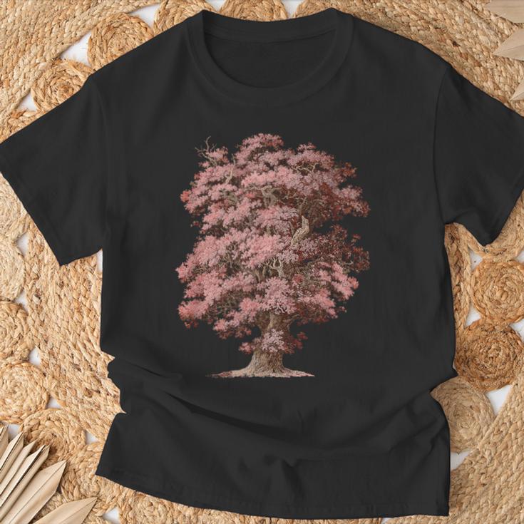 ヴィンテージ 自然 樫の木。木 ナチュラル オーク 木 森の男 Tシャツ 高齢者への贈り物