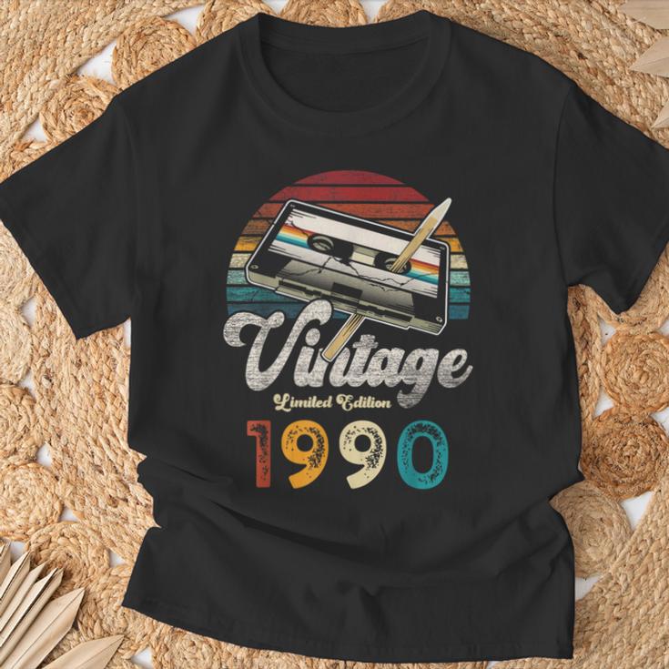 ヴィンテージ1990バースデー36年カセットペンシル Tシャツ 高齢者への贈り物