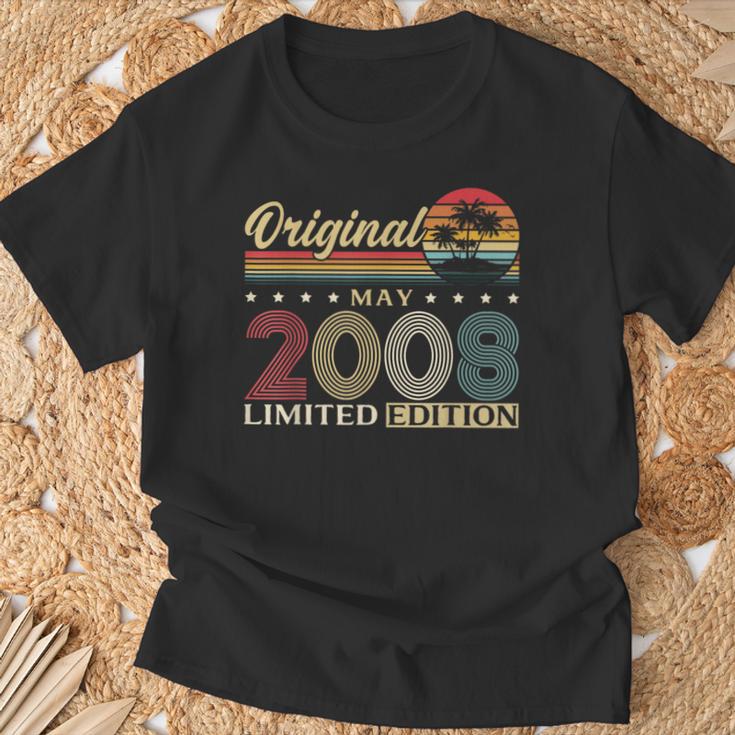 ヴィンテージカー 2008 年5月 18 歳の誕生日 2008 年のクラシックカー Tシャツ 高齢者への贈り物