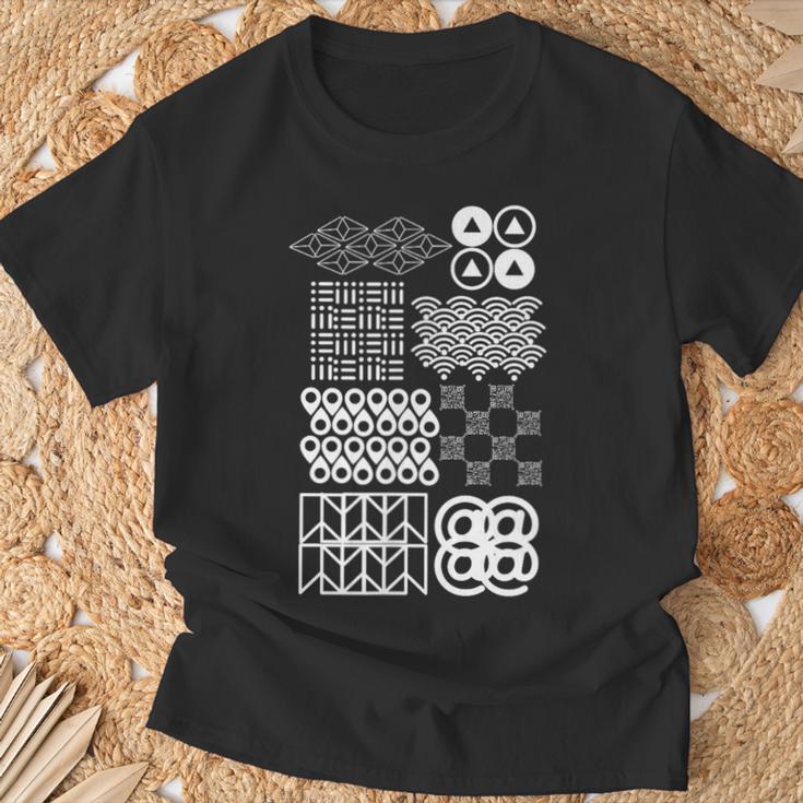 吉祥文様 アイコン版 Tシャツ 高齢者への贈り物